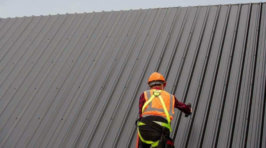 Professional metal roof installation services in Redkey, IN